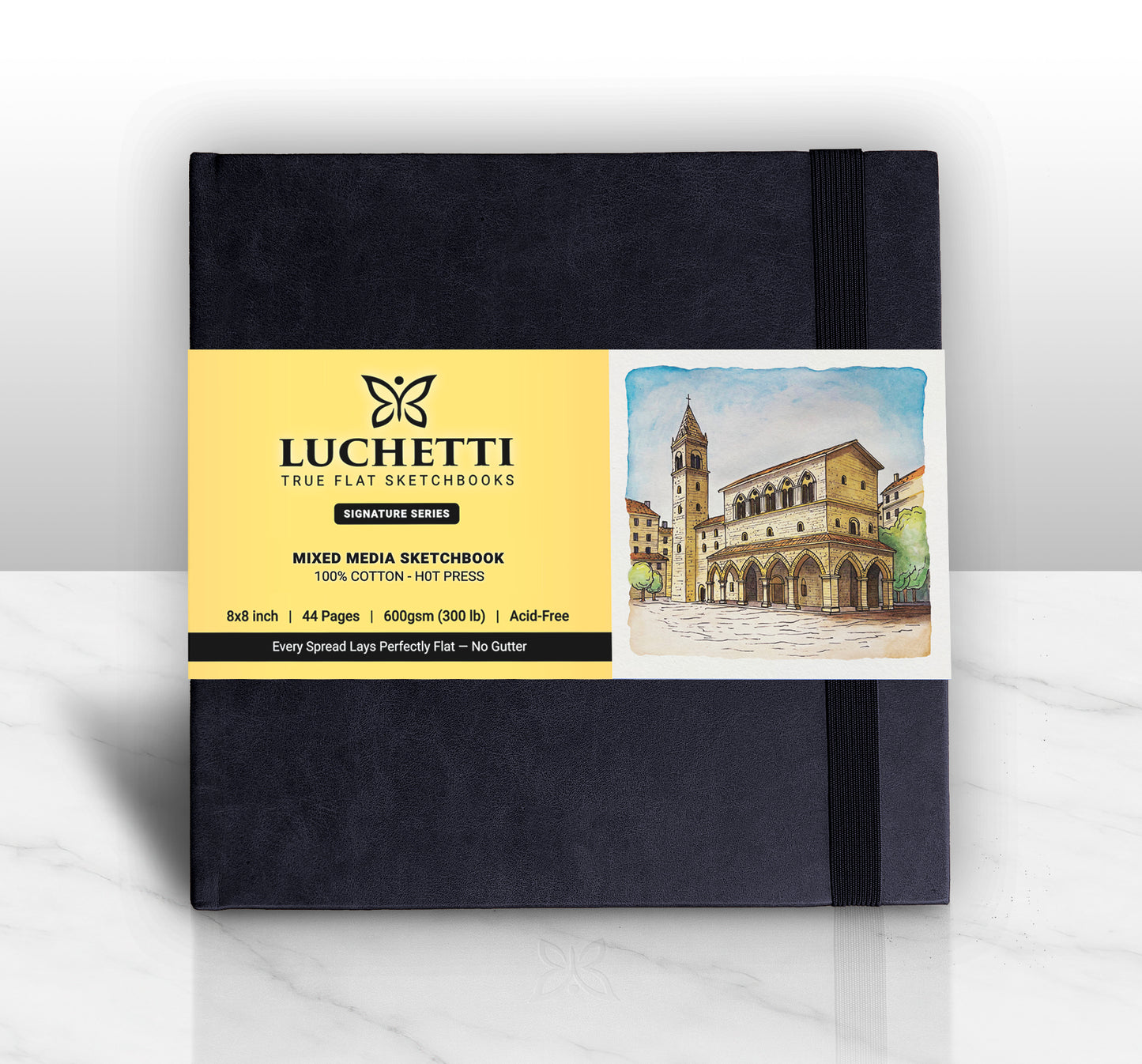 Luchetti True Flat Sketchbook™- 8" Square