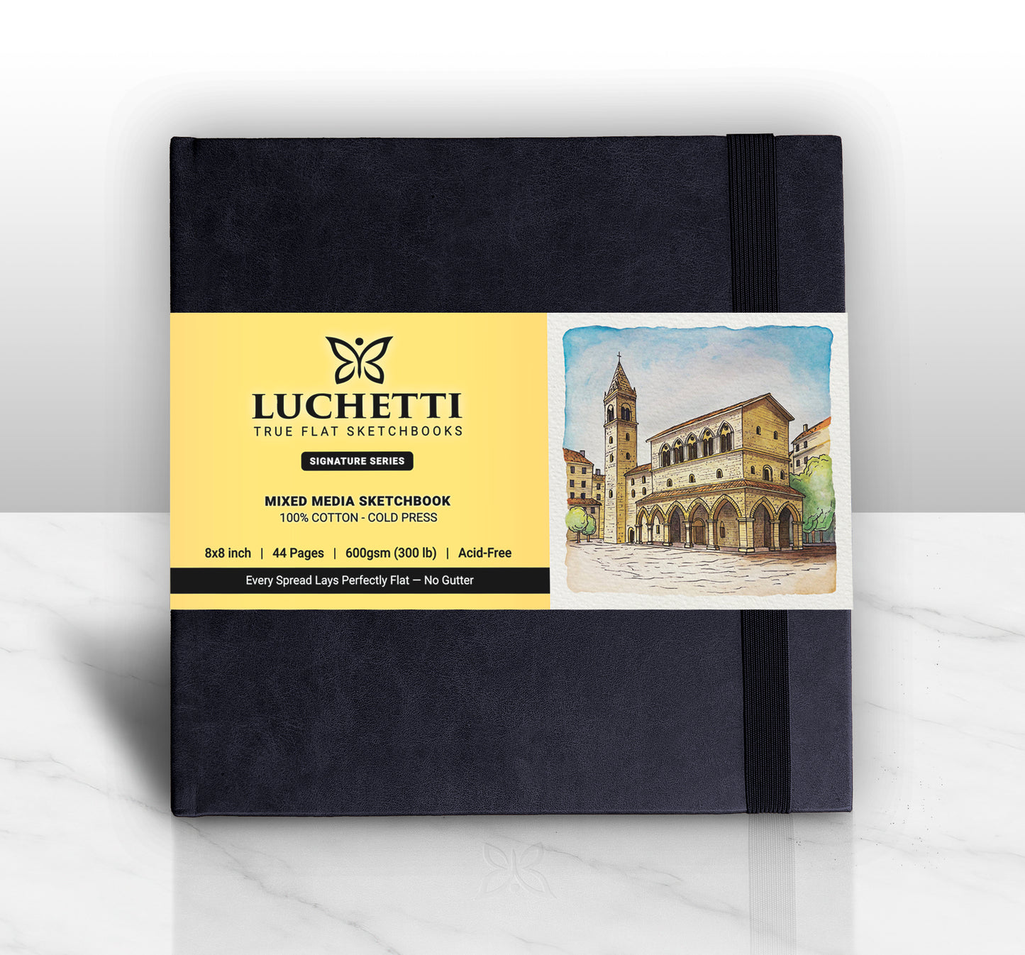 Luchetti True Flat Sketchbook™ — Signature Series- 8x8”