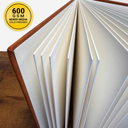 Luchetti True Flat Sketchbook™ – 8x8" – 40 Pages – 600gsm Mixed Media Paper