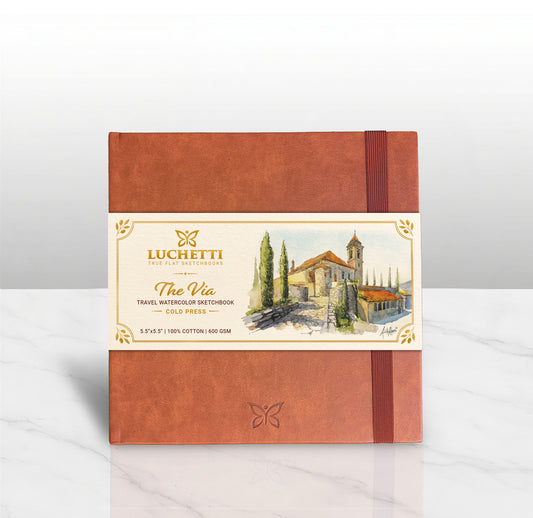 Luchetti Via True-Flat™ Sketchbook - 5.5" Square
